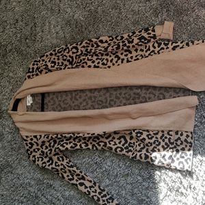 Cheetah Print Cardigan
